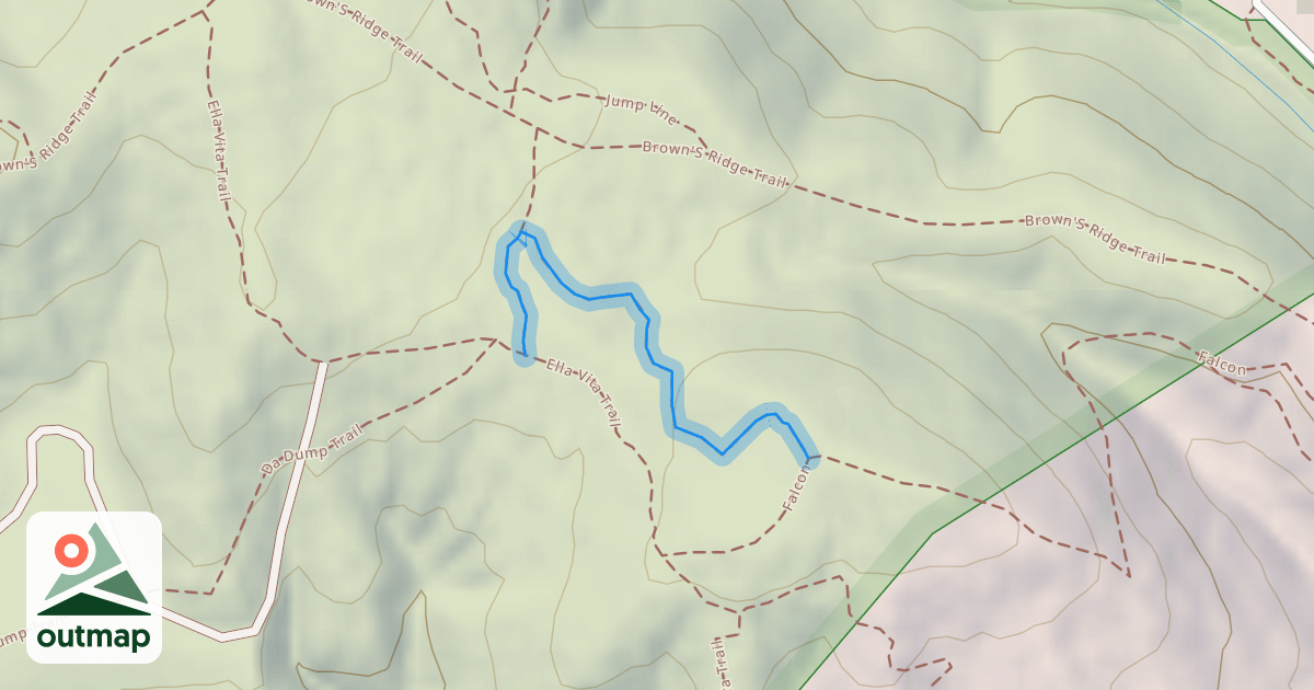 Map of Bonus Loop Trail