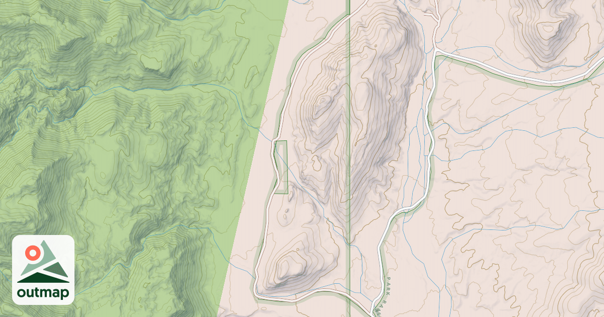 Map of HICKS SPRING ROAD