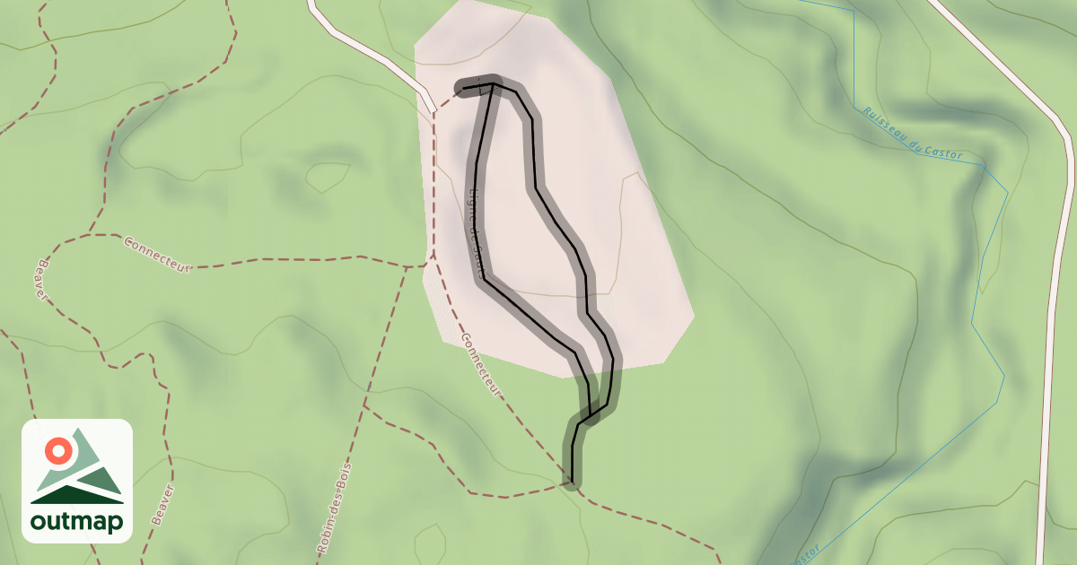Map of Ligne de Sauts