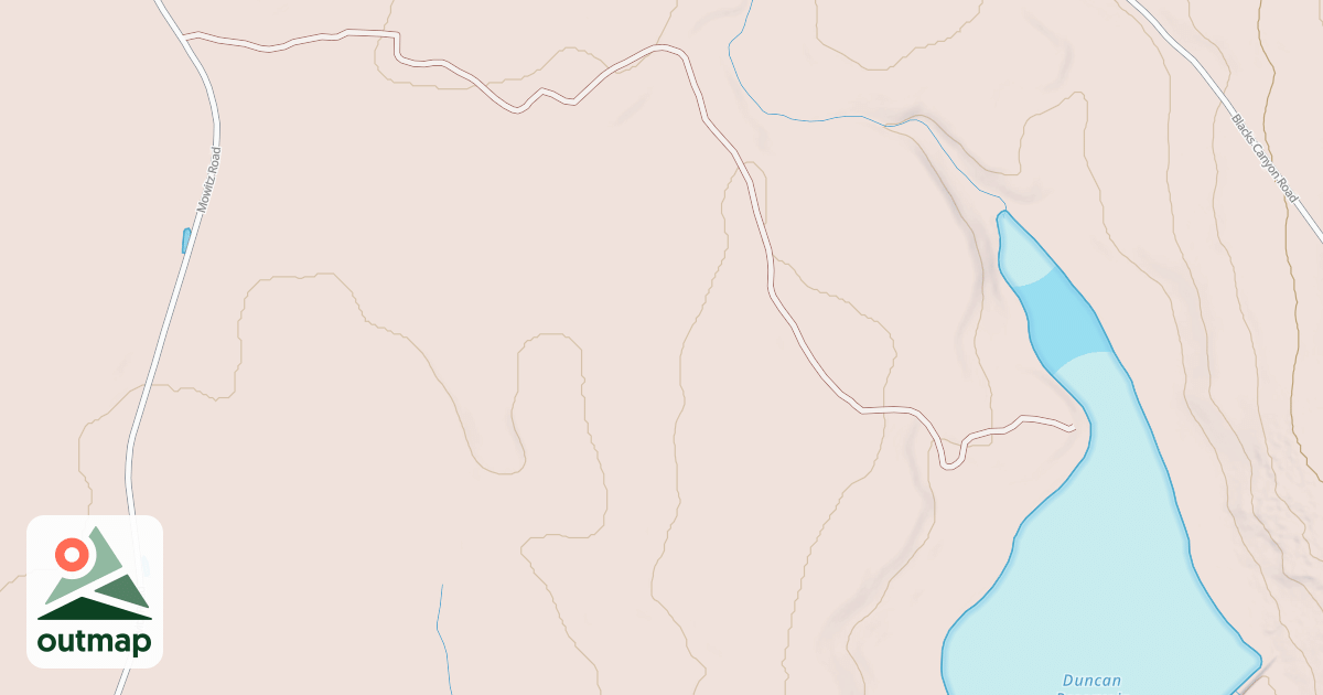 Map of DUNCAN WEST