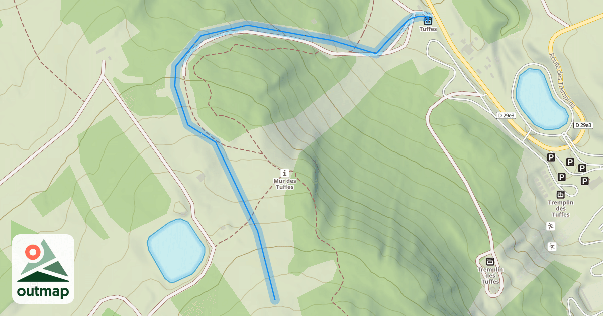 Map of Dévers des Tuffes