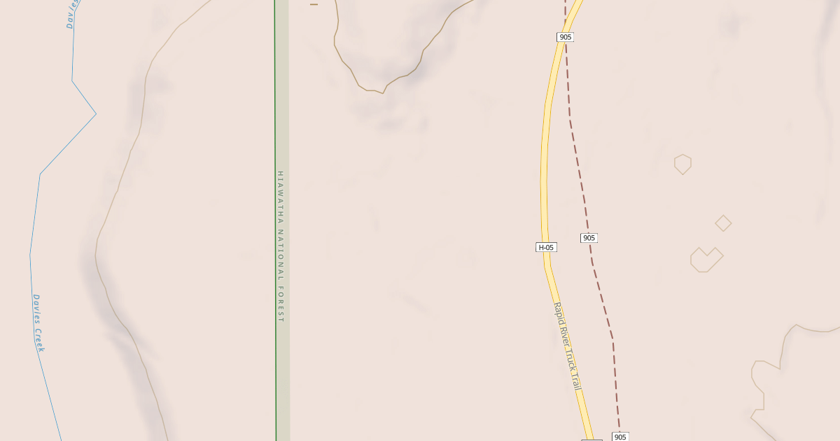 Map preview of RR TRUCK TRAIL SPUR G