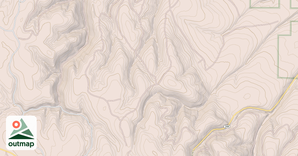Map of USFS National Forest System Roads {0D523255-D31A-41AF-832A-79B14935ED59}