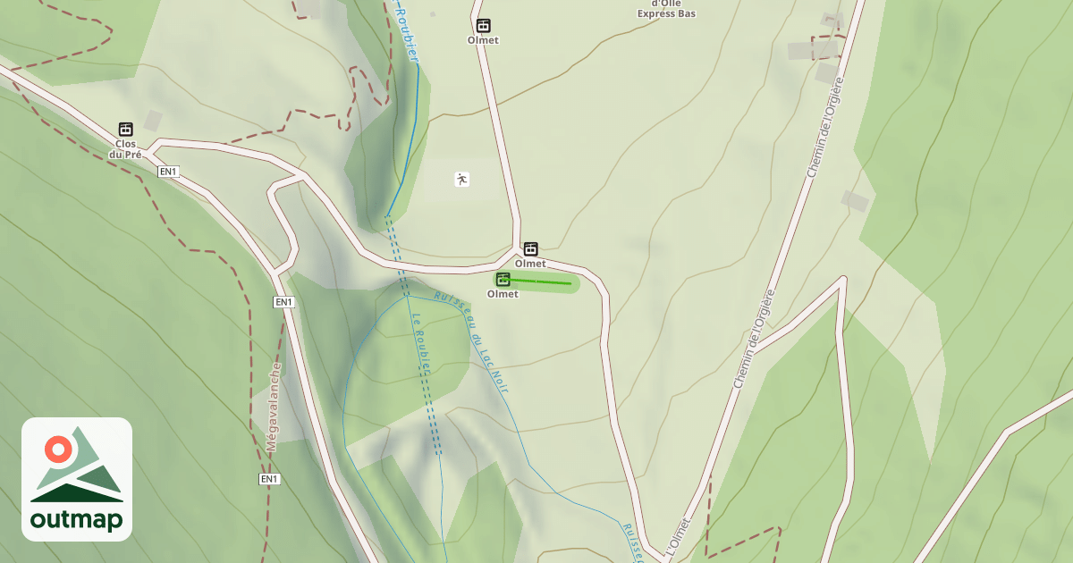 Map of Canetons