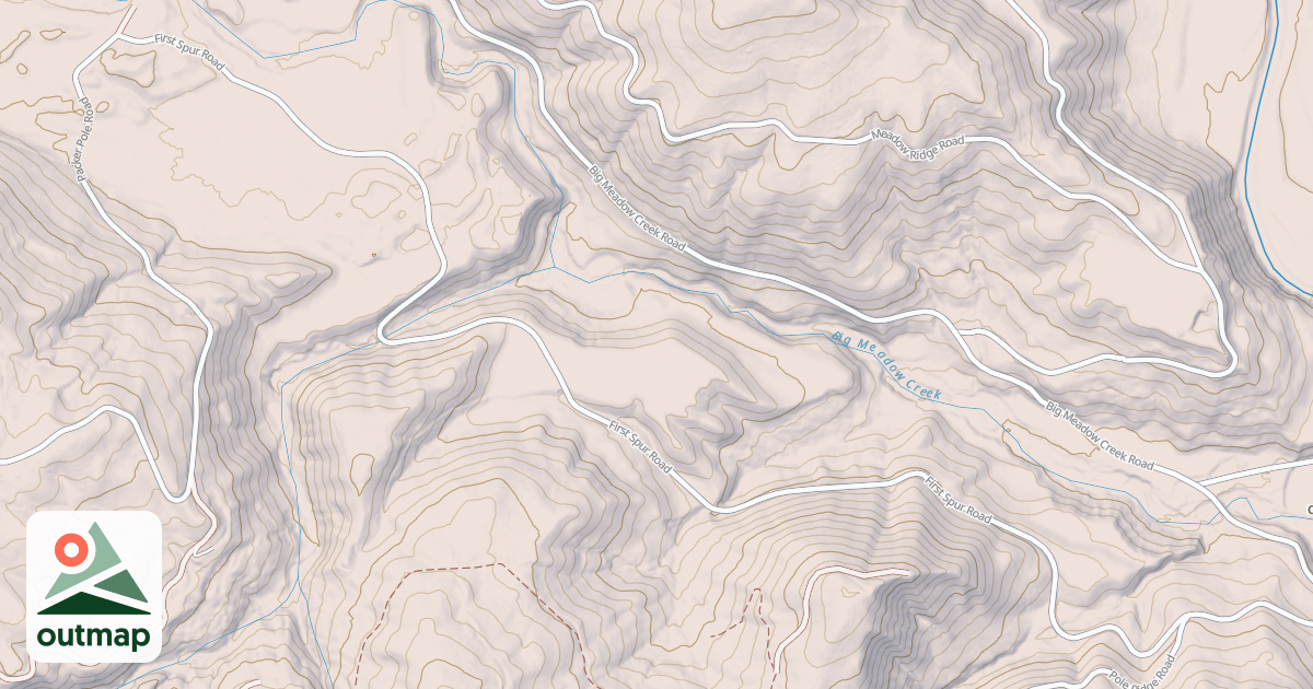 Map of FIRST SPUR