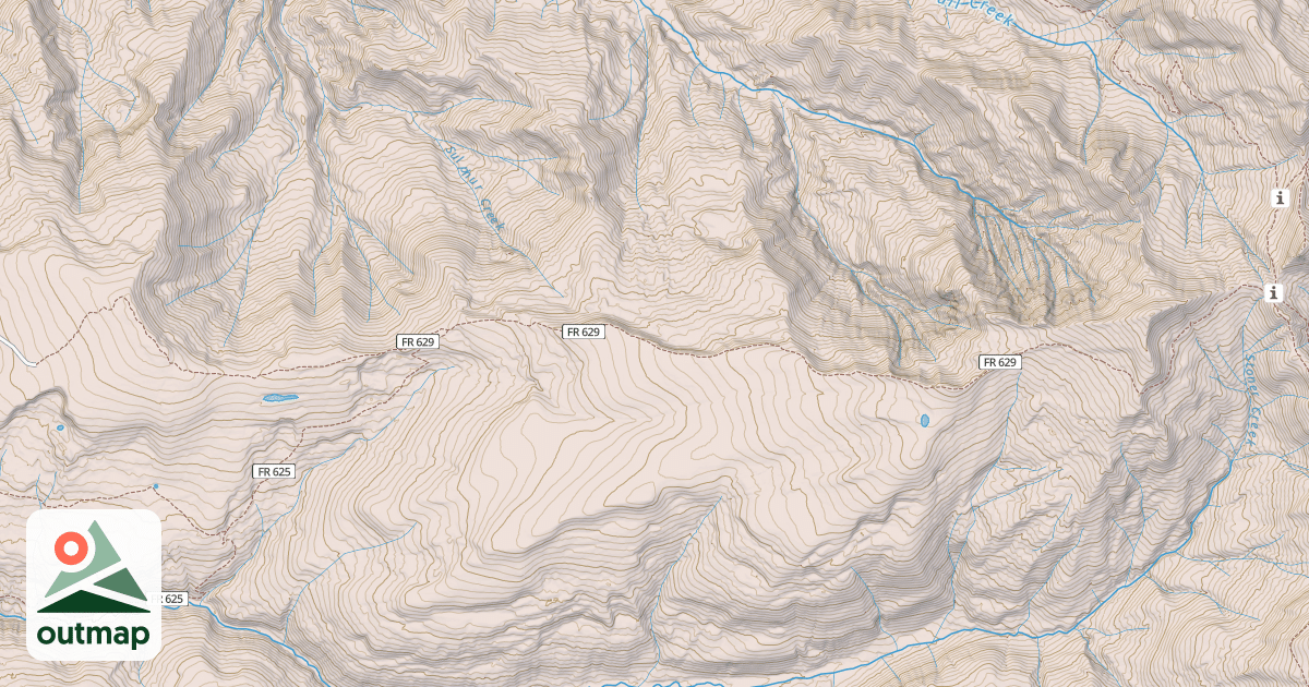 Map of EAGLE PEAK