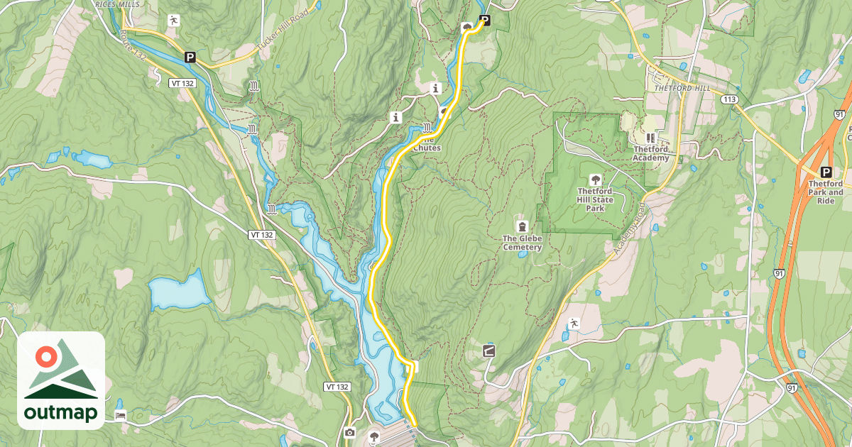Map of Buzzell Bridge Road