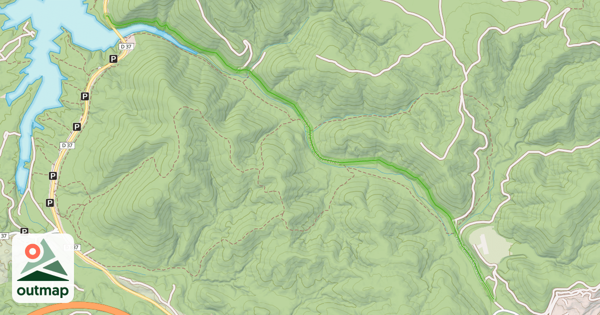 Map of H92 - Vallon Charretier