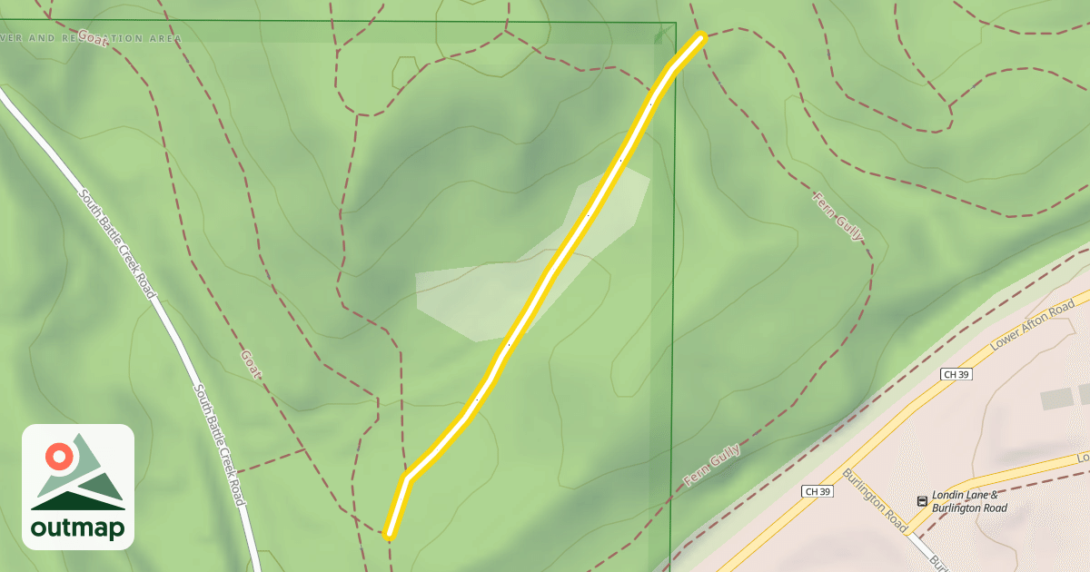 Map of Completion Hill