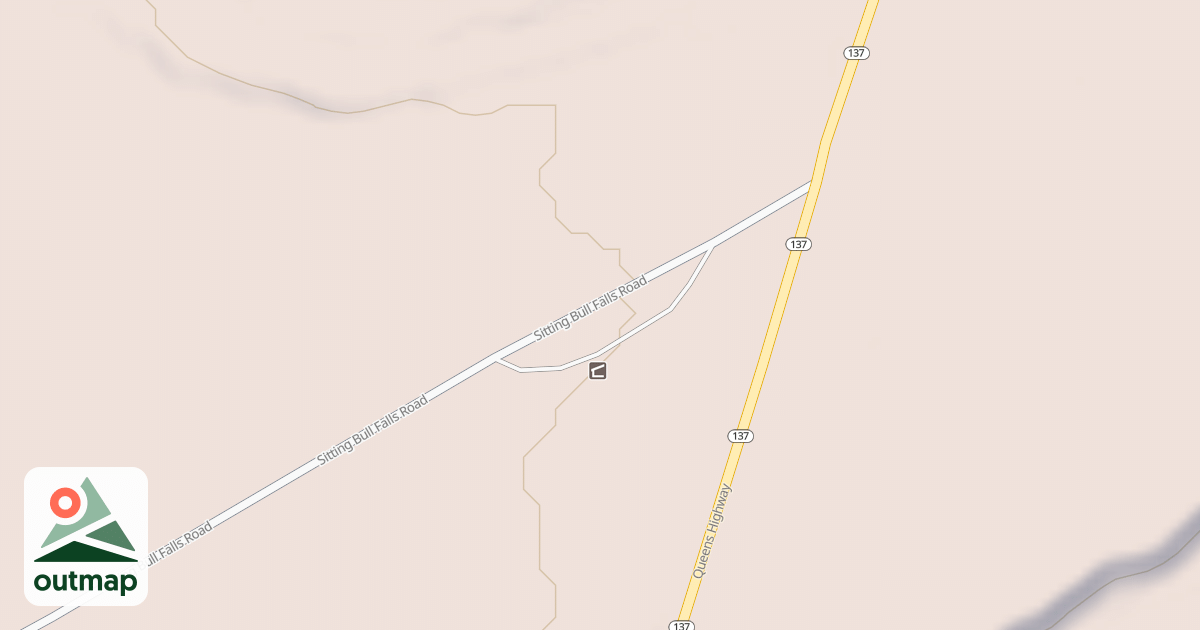 Map of Hackberry Trail System - Backcountry Byway-Sbf