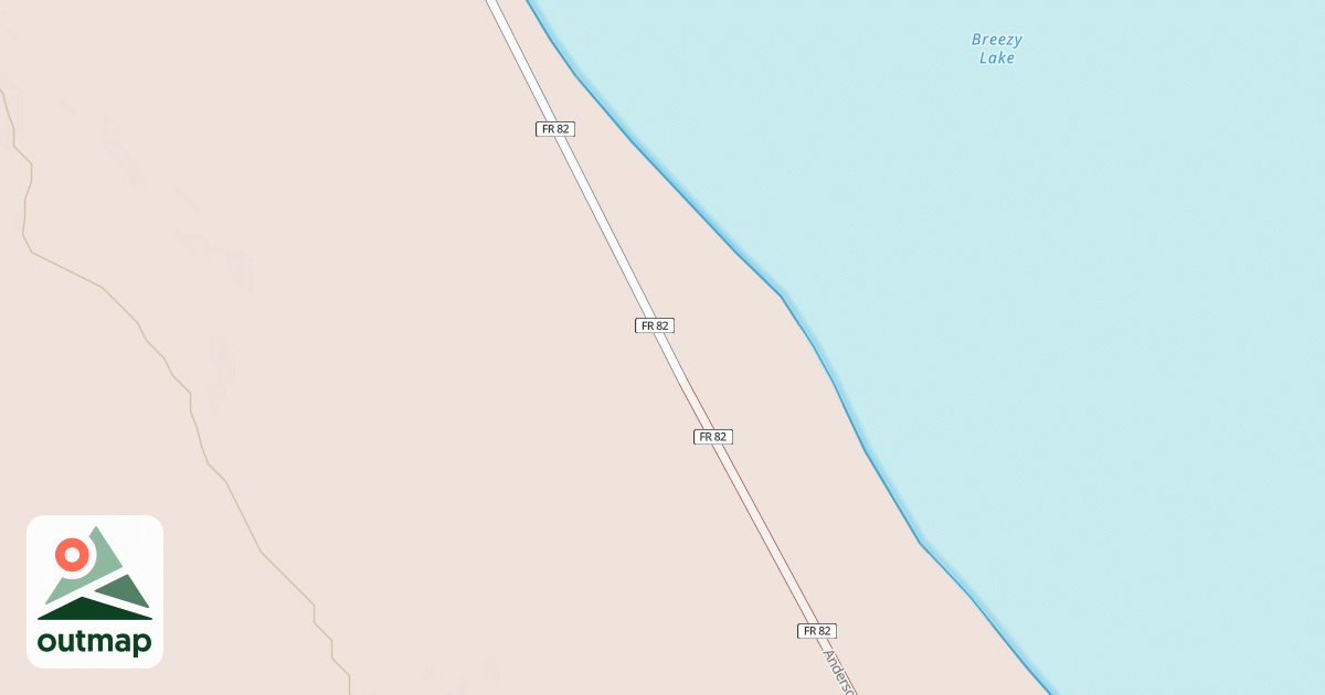 Map of ANDERSON MESA