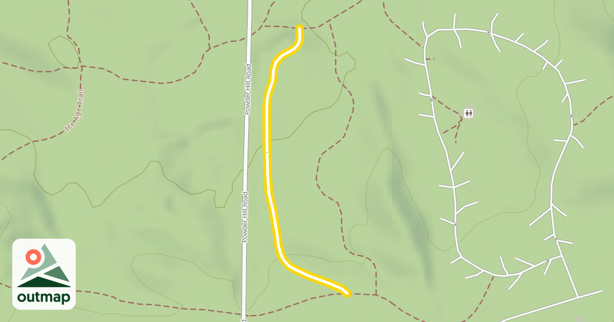 Map of Ski Trail