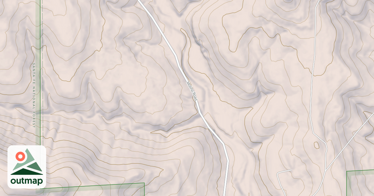 Map of USFS National Forest System Roads {C187DFA1-D8C6-4A3C-BC4B-96E0A586B52E}