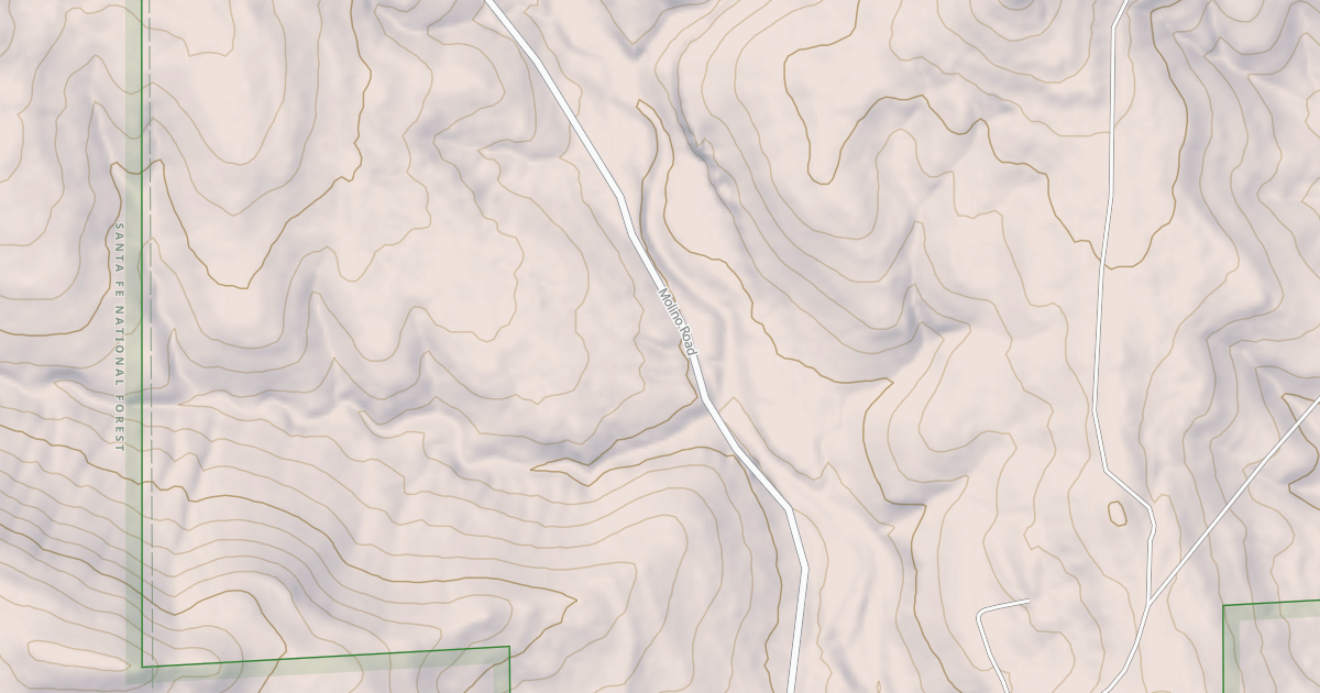 Map preview of USFS National Forest System Roads {C187DFA1-D8C6-4A3C-BC4B-96E0A586B52E}