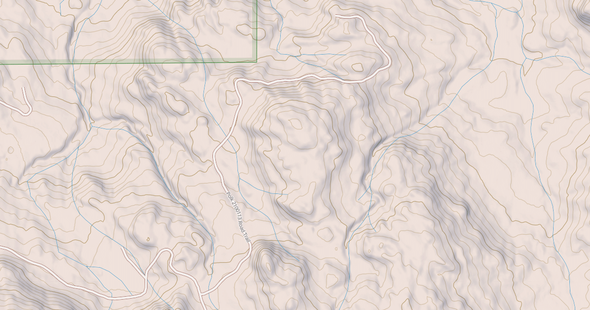 Map preview of Polk 2100113 Road
