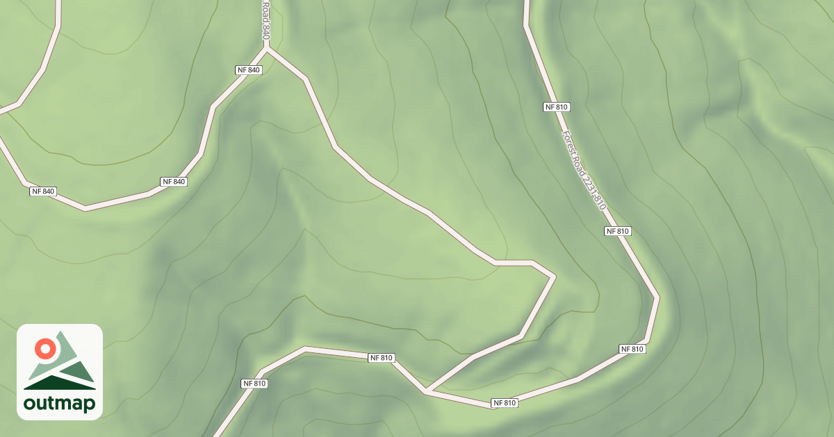 Map of USFS National Forest System Roads {0D670116-BCC2-43E0-9B74-F255BBF36459}
