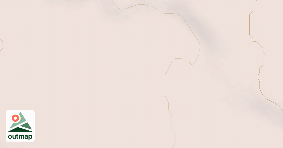 Map of Middle Fork Chulitna