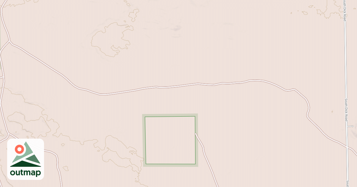 Map of DICK SPUR 3541