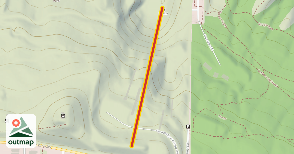 Map of Eastside Runner