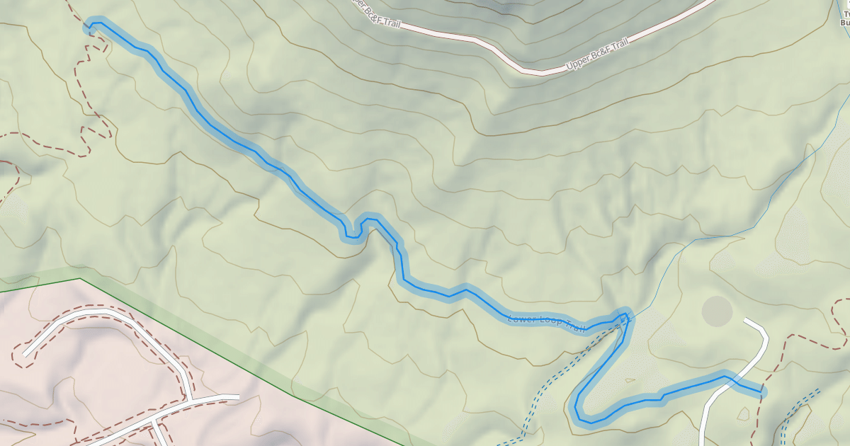Map preview of Lower Loop Trail