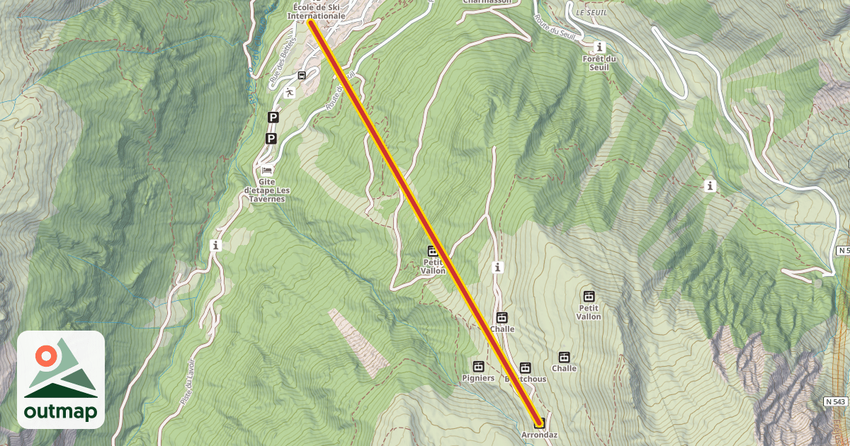 Map of Arrondaz