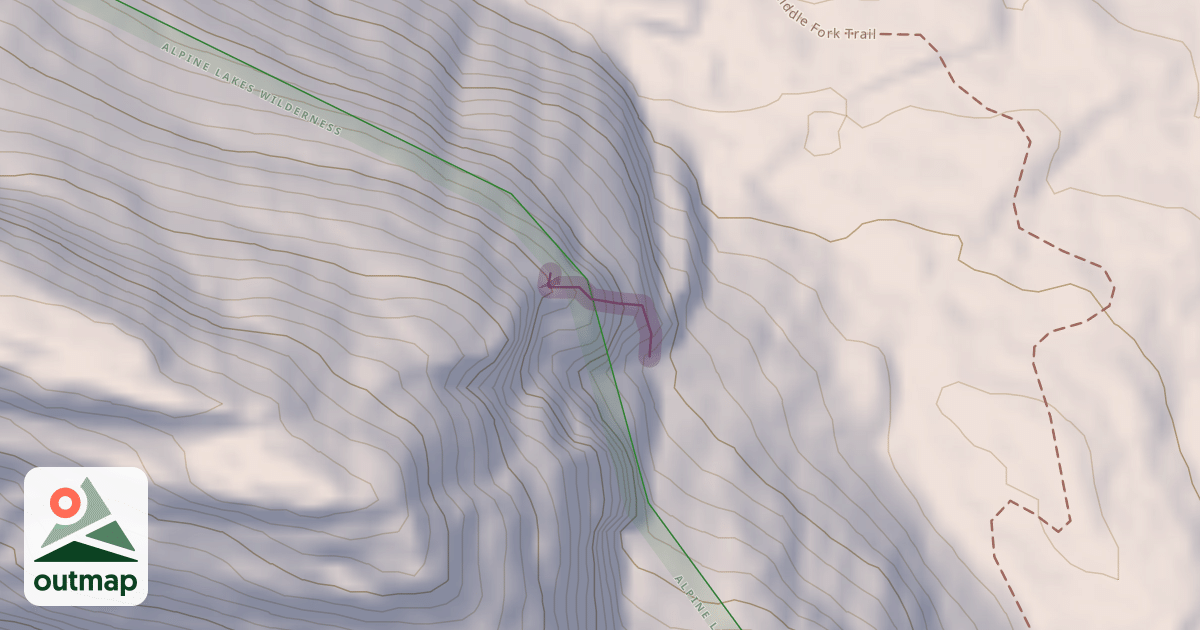 Map of Rappel Route