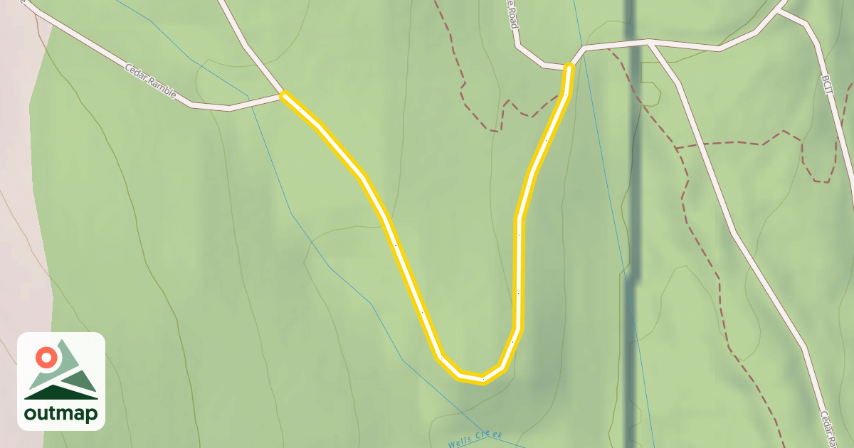 Map of Cedar Ramble