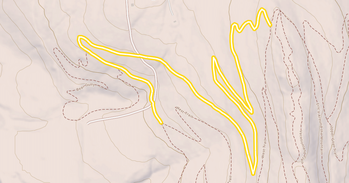 Map preview of West Trail
