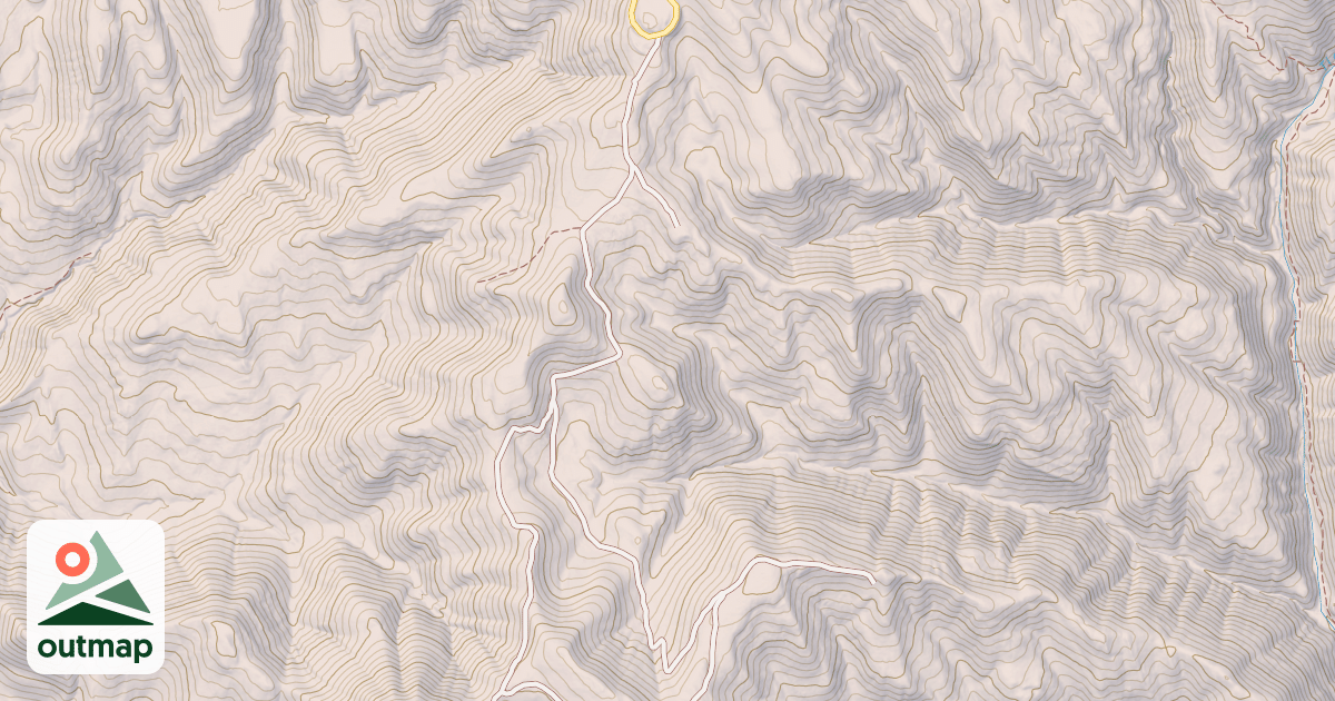 Map of CORRAL CANYON