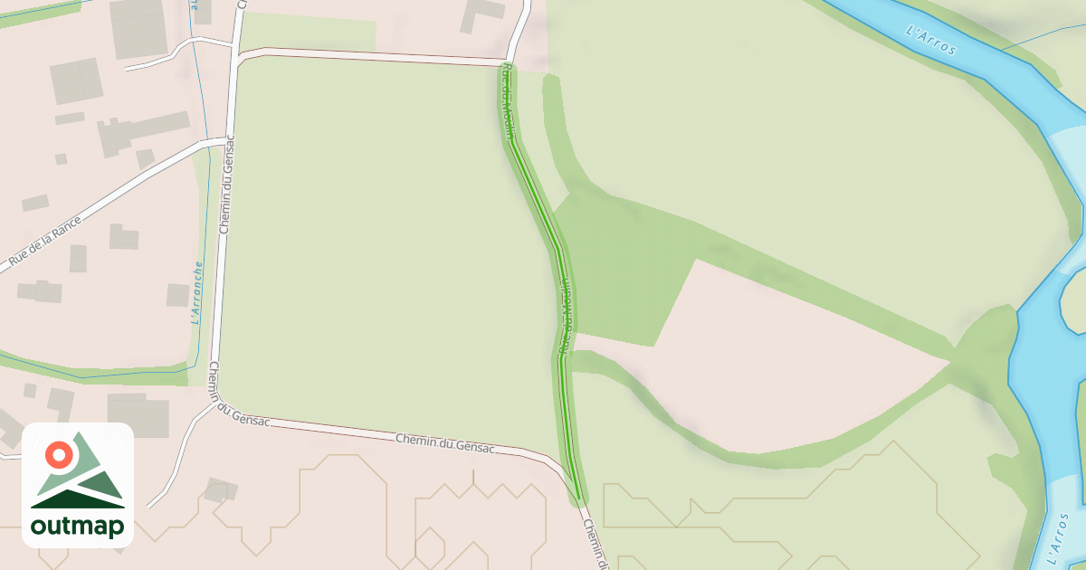 Map of Rue du Moulin