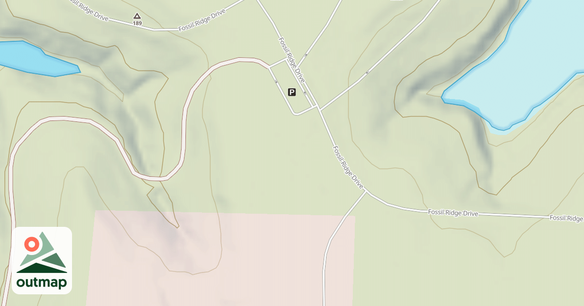 Map of Pee Wee Practice Area