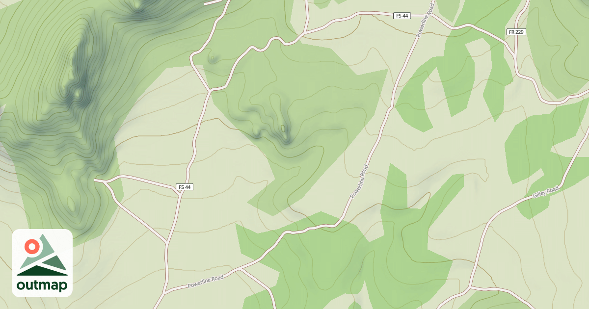 Map of POWERLINE
