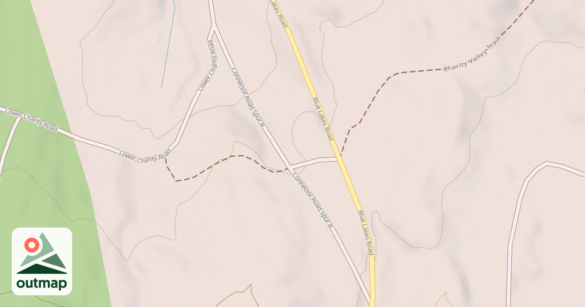 Map of CONNECTOR ROAD SPUR B