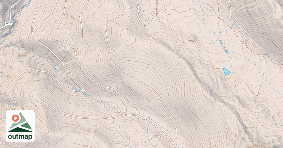 Map of BEAR CREEK