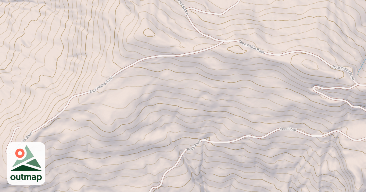 Map of ROCK PRAIRIE