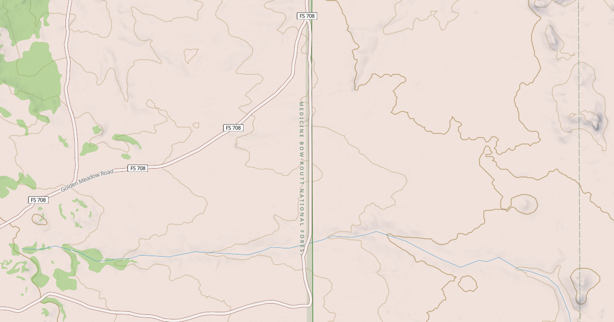 Map preview of GOLDEN MEADOW SPUR AA