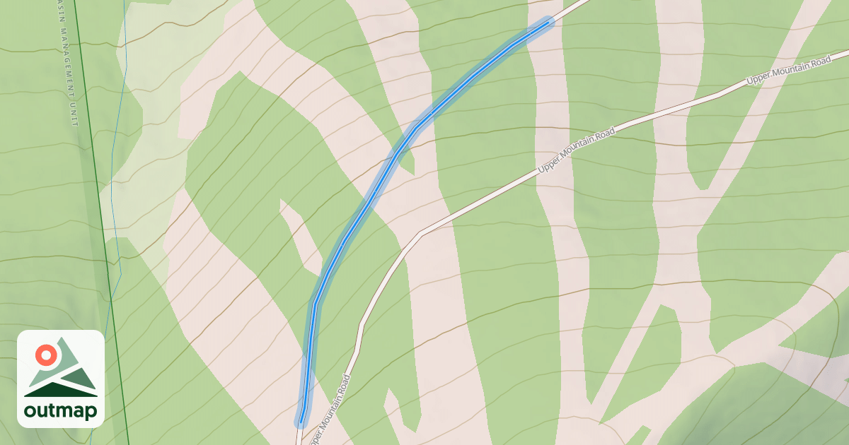 Map of Lower Mountain Road