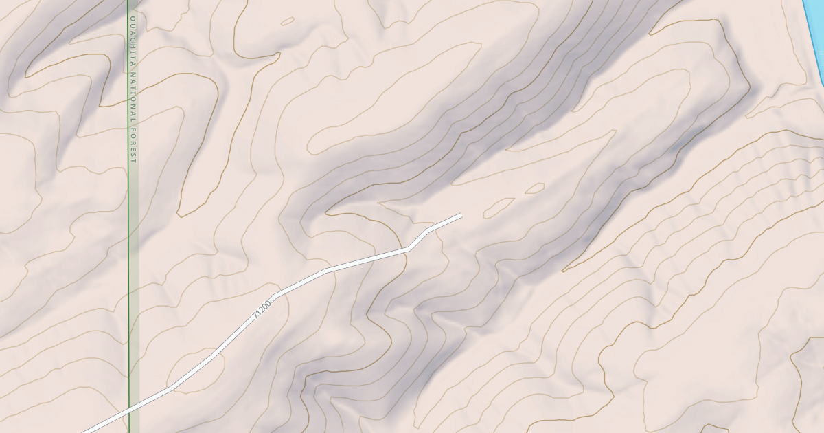 Map preview of USFS National Forest System Roads {55B0C234-08C2-4D28-910E-8E0CC39F718E}