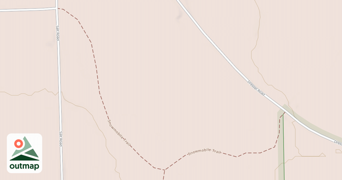 Map of Snowmobile Trail