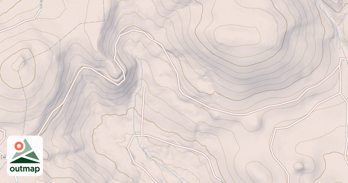 Map of 280 Road Cutoff Snowmobile