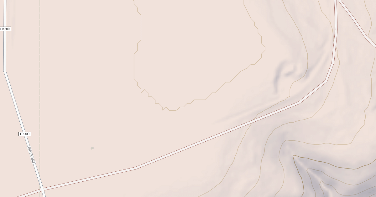 Map preview of USFS National Forest System Roads {67377FE2-B701-4752-B449-3D92F849CAF7}