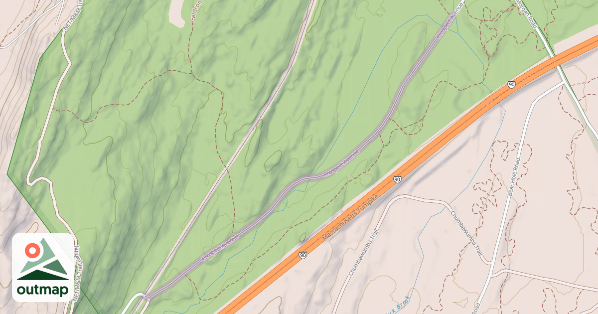Map of Prospect Avenue