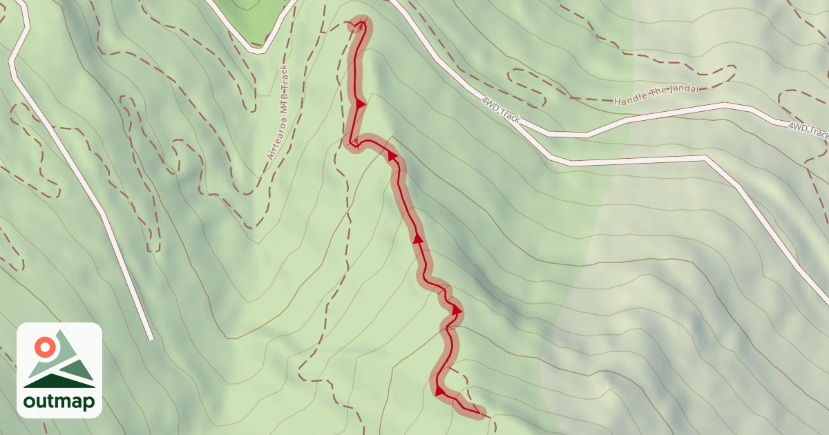Map of Yoda MTB Track