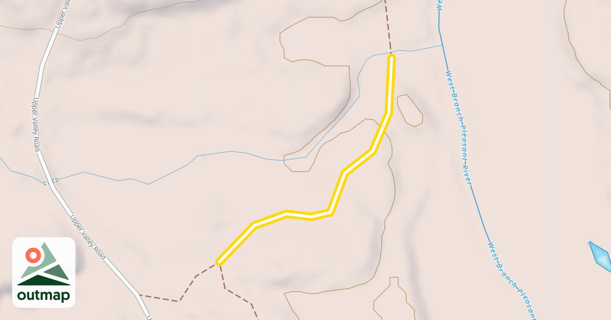 Map of Lodge to Lodge Trail