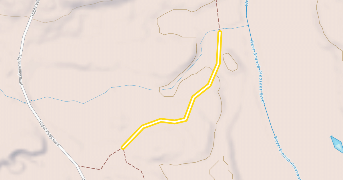 Map preview of Lodge to Lodge Trail