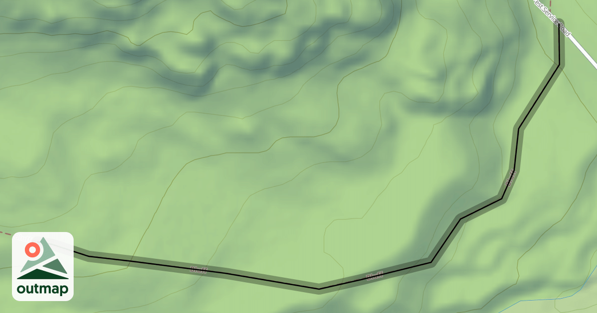 Map of Bluff