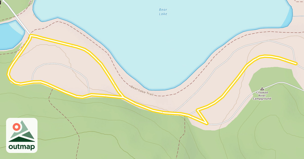 Map of Bear Lake Loop