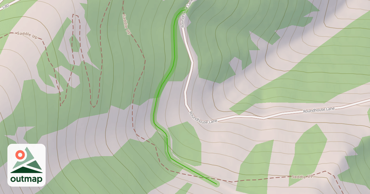 Map of Roundhouse Lane