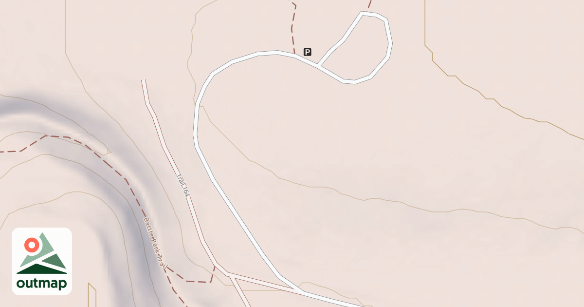 Map of BATTLE PARK T.H.