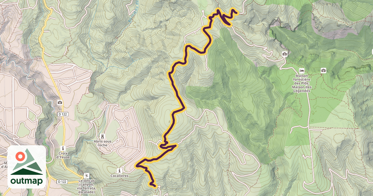 Map of Via Tolosana
